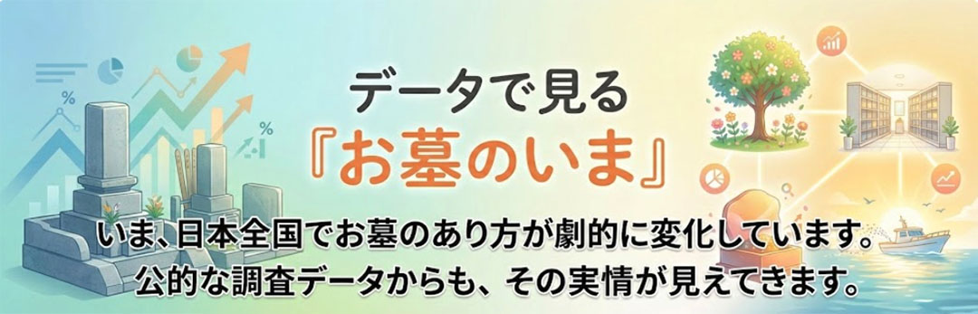 データで見る「お墓のいま」
